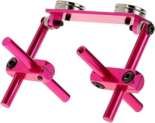 [INEOUT] コンパクトで軽量 RCカー アルミ 磁気 ステルス ボディポストマウント インビジブル 車シェルカラム 1/10 HSP 94122 94123電動RCカー用 (ピンク)