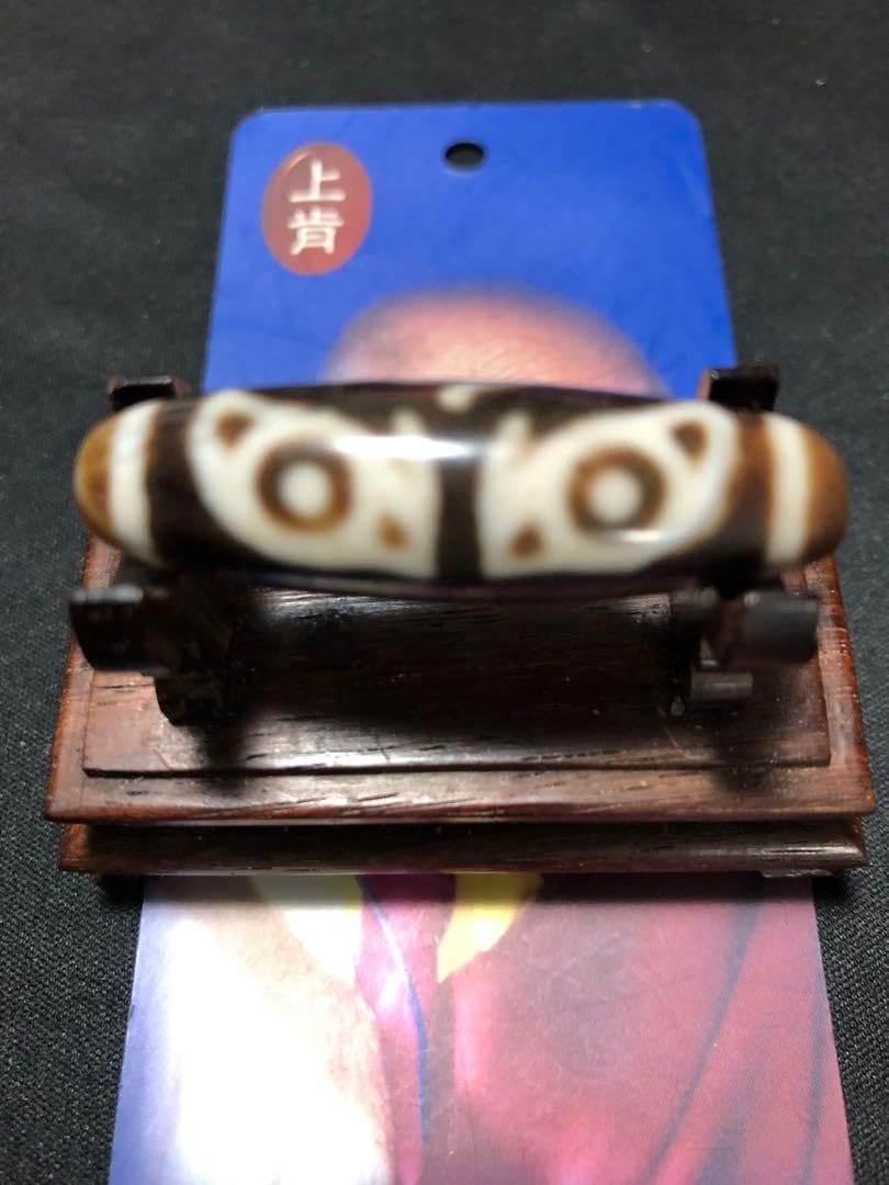 上肯老礦天珠‼️西蔵老礦手工伝承佛龍眼十一仏梵字天珠ネックレス 上肯