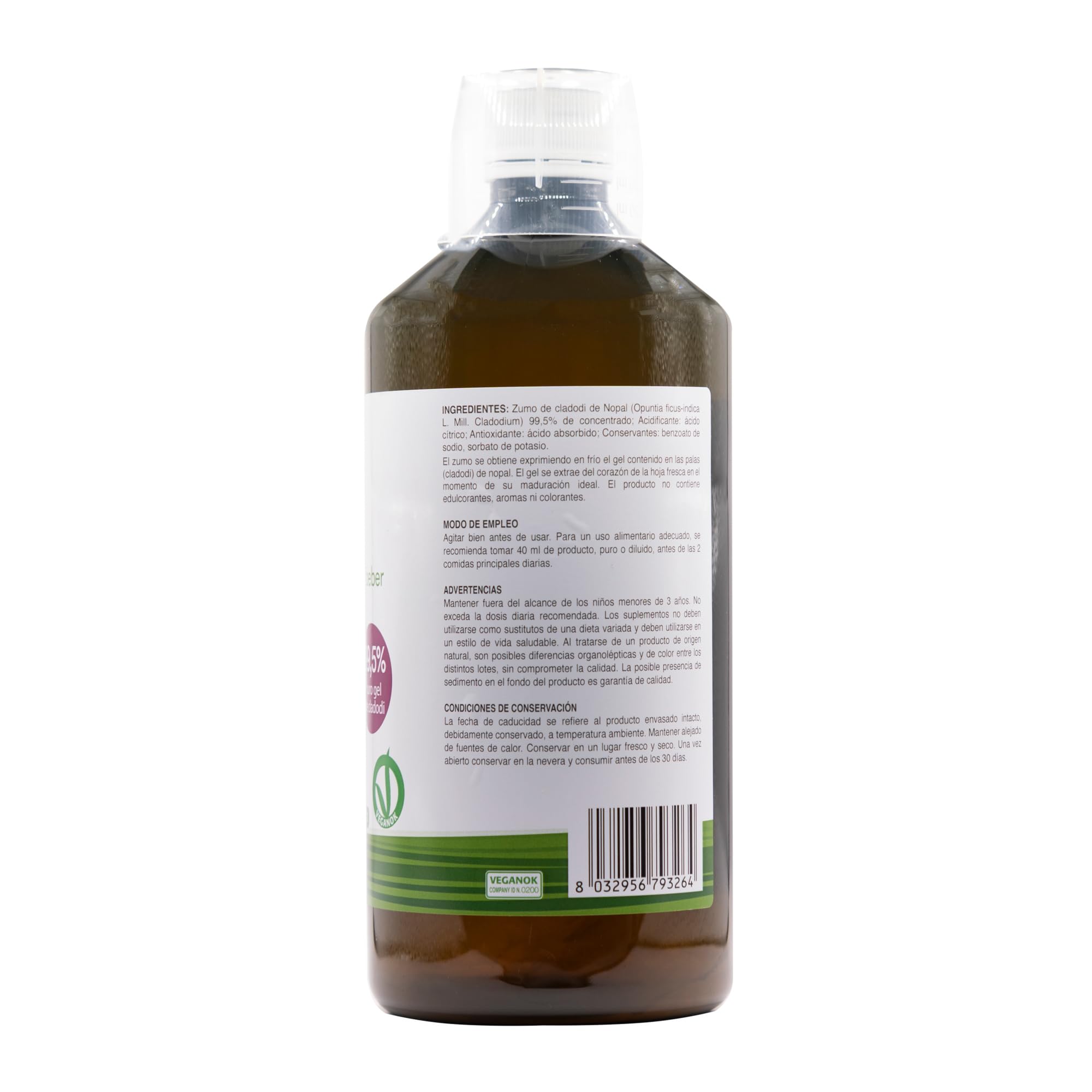 Benessence Nopal Zumo de higo chumbo 99,5% 1L