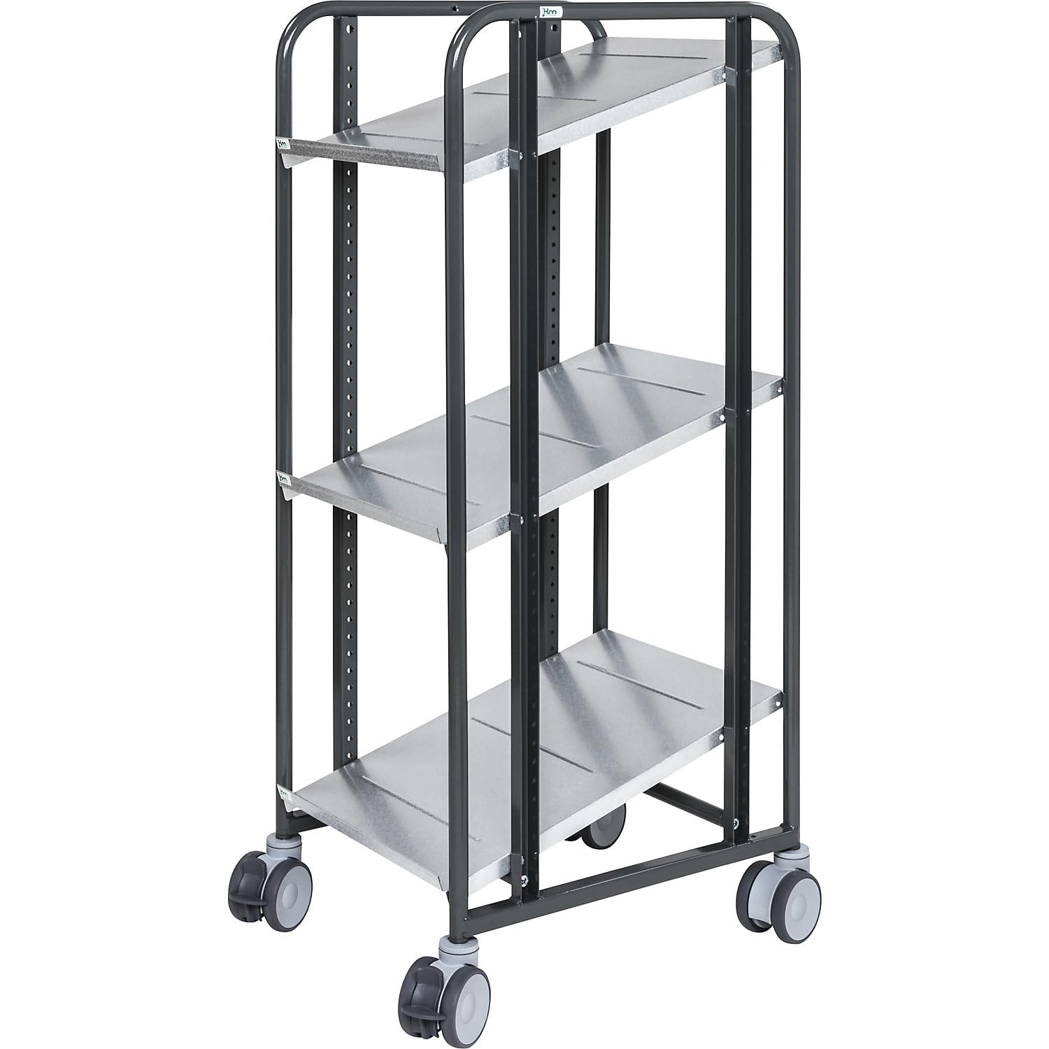 Chariot de préparation E-Commerce - 3 étages - L x l x H : 477 x 638 x 1300 mm