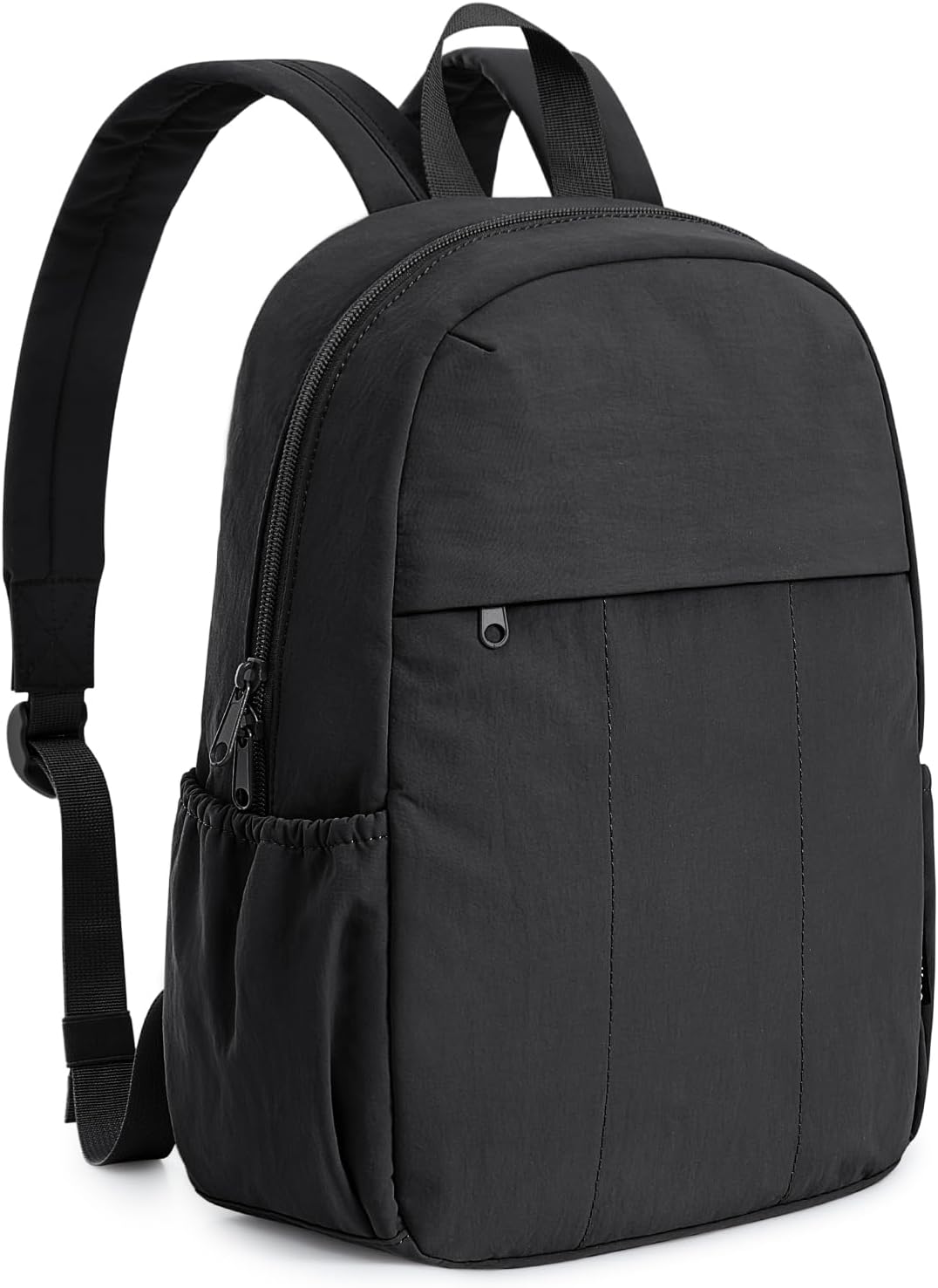 G4Free Mini Backpack for Women Water-resistant Hiking Backpack with Adjustable Shoulder Straps for School Travel Shop Work Casual(BLACK)