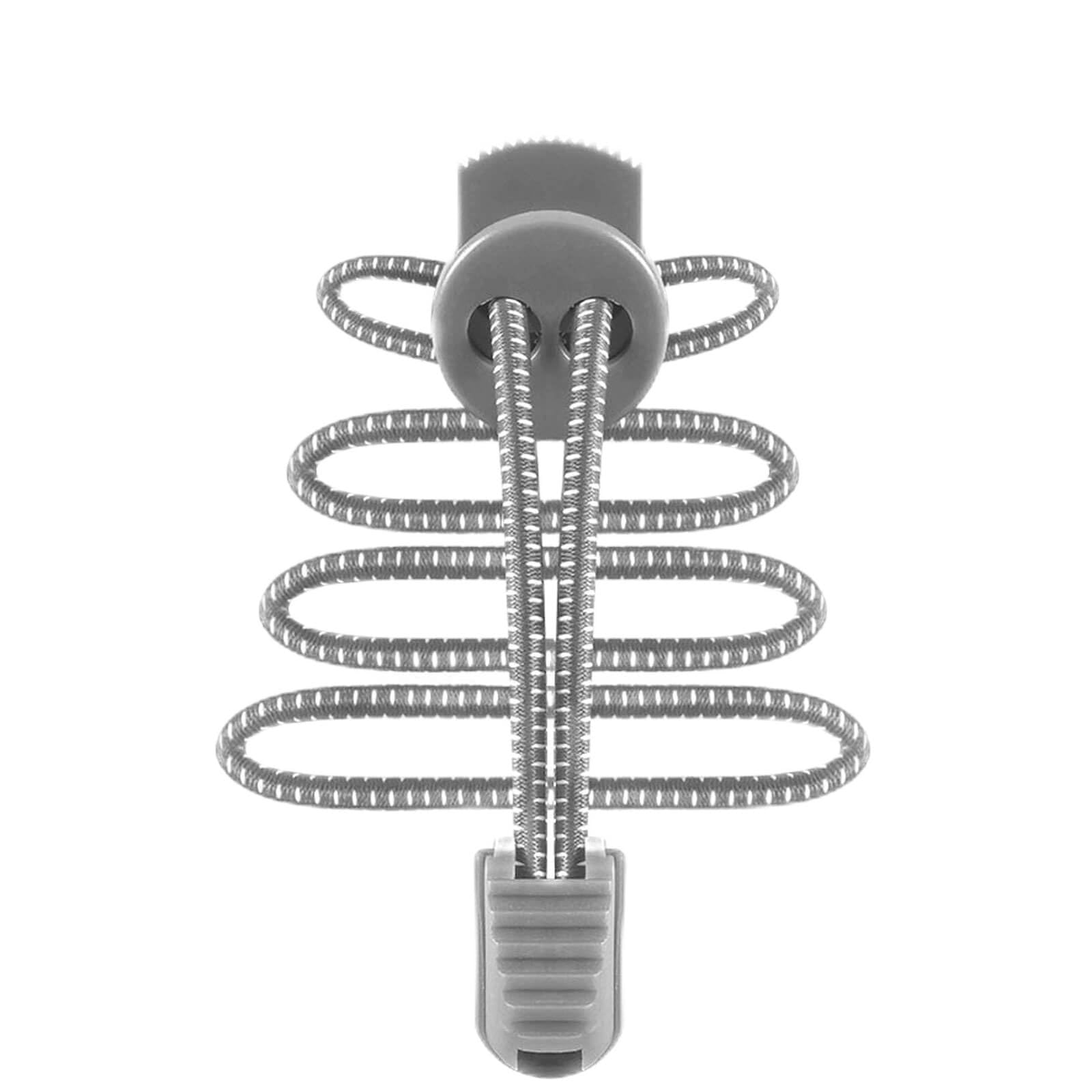 No Tie Elastic Adjustable Shoelaces: 3mm Elasticated Round Shoe Laces with Buckles(1Pair)