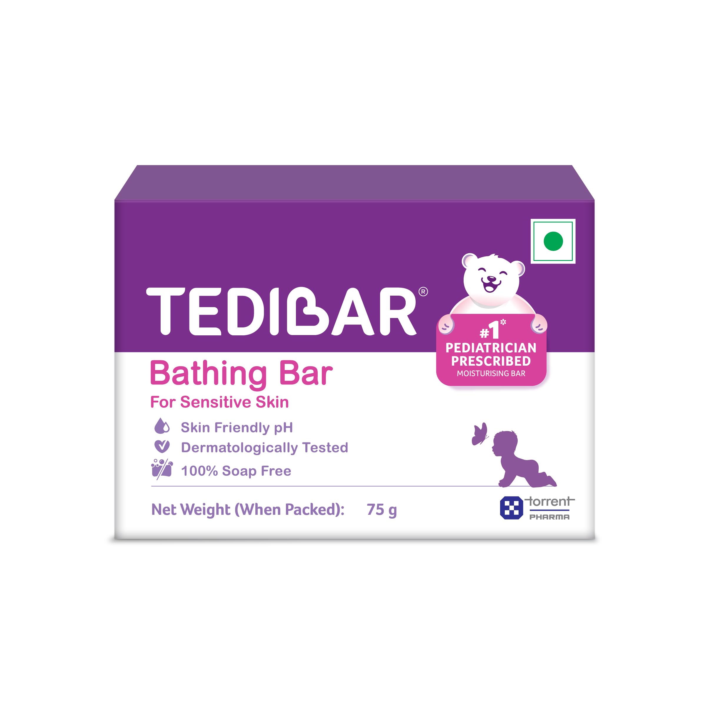 Curatio Tedibar Baby Bathing Bar 75gm