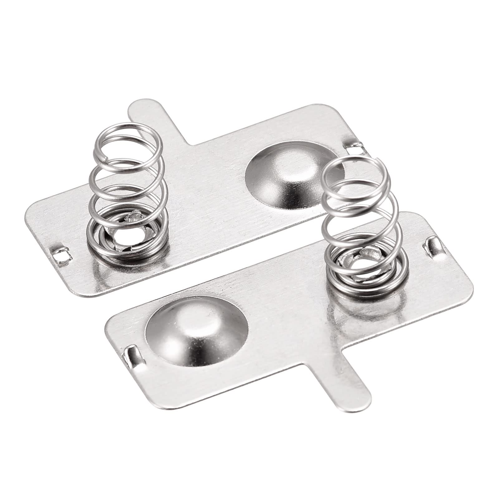 MECCANIXITY Battery Spring Plate AA Battery Spring Contact Nickel Plate 28mmx12mm 20 Pcs