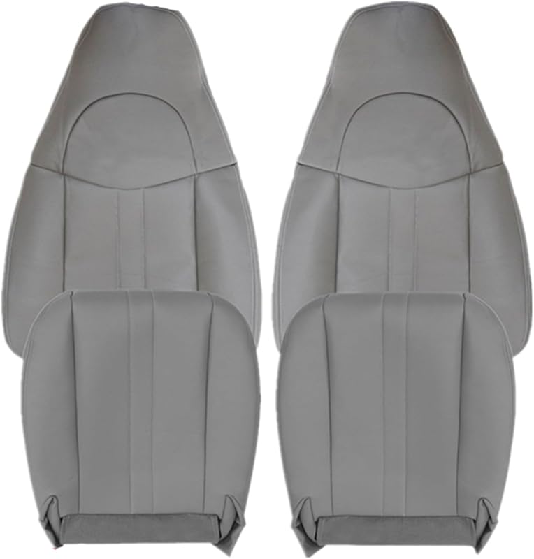 Capa de Reposição para Bancos Dianteiros Chevrolet Express e GMC Savana, Cinza Light Pewter Gray, NR31, Kit com 4 Peças