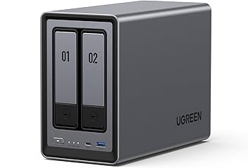外付けハードディスク・ドライブ Ugreen NASync Network Attached Storage 4 4 bay NAS | 136TB storage (39M photos/76K videos) – UGREEN