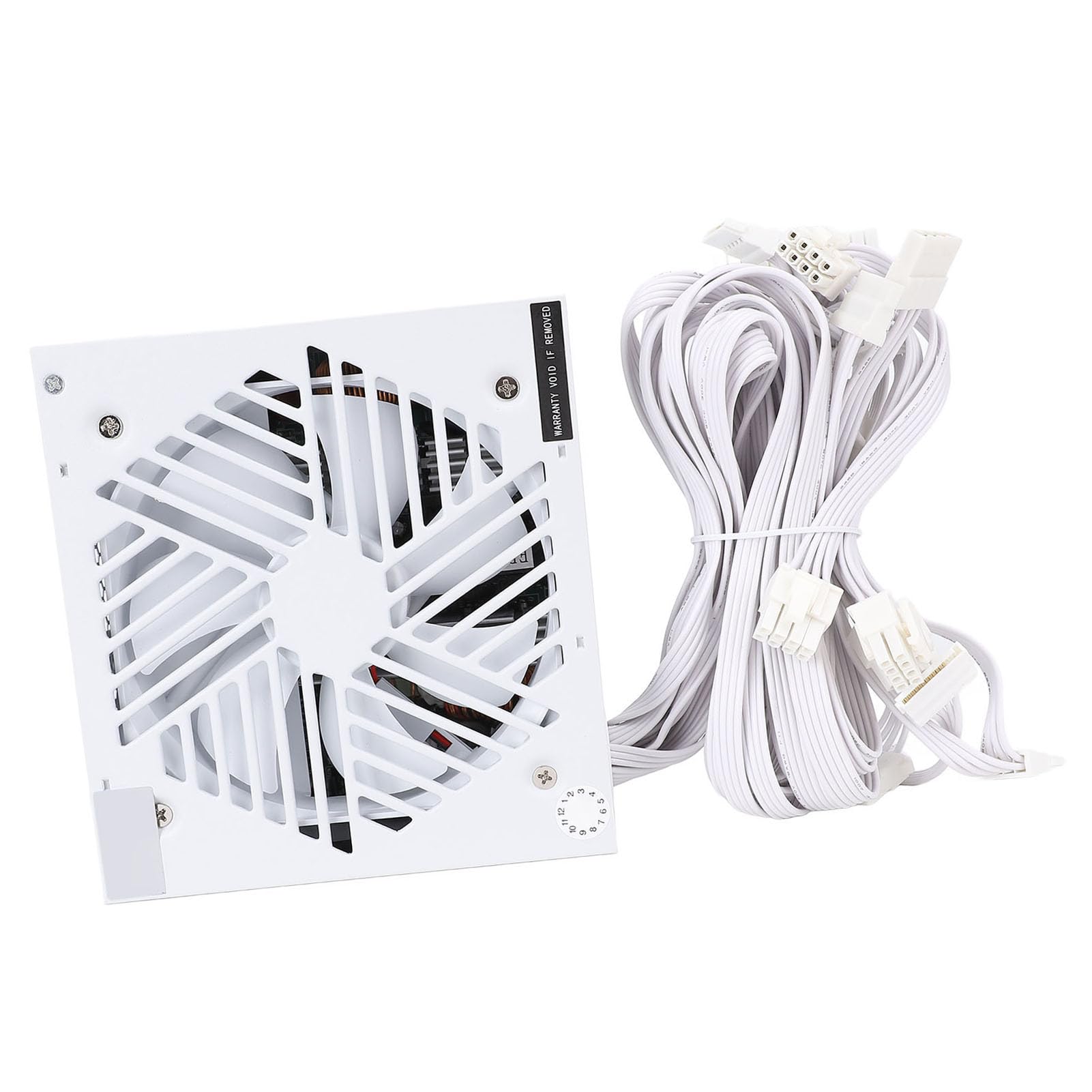 Modułowy Zasilacz ATX 600 W do Komputerów do Gier Wysokowydajna Pojedyncza Szyna 12 V z Chłodzeniem Niezawodny Zasilacz Komputerowy Stacji Roboczych i Zestawów Gier
