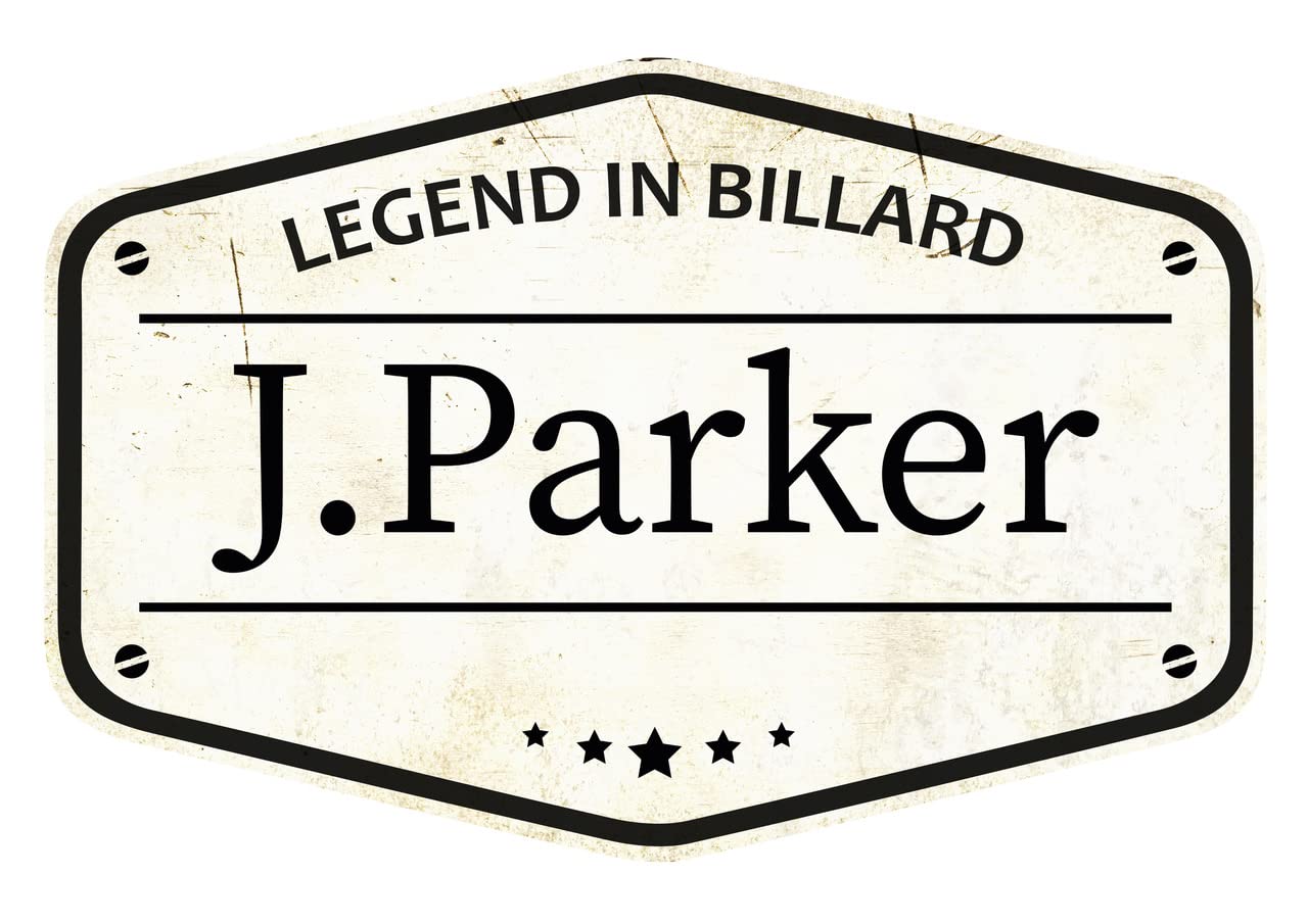 J. Parker Billard Queue Tasche für 2-TLG. Pool oder Snooker-Cue, Robustes Nylon Case, guter Transportschutz, mit Zubehörfach und Tragegurt