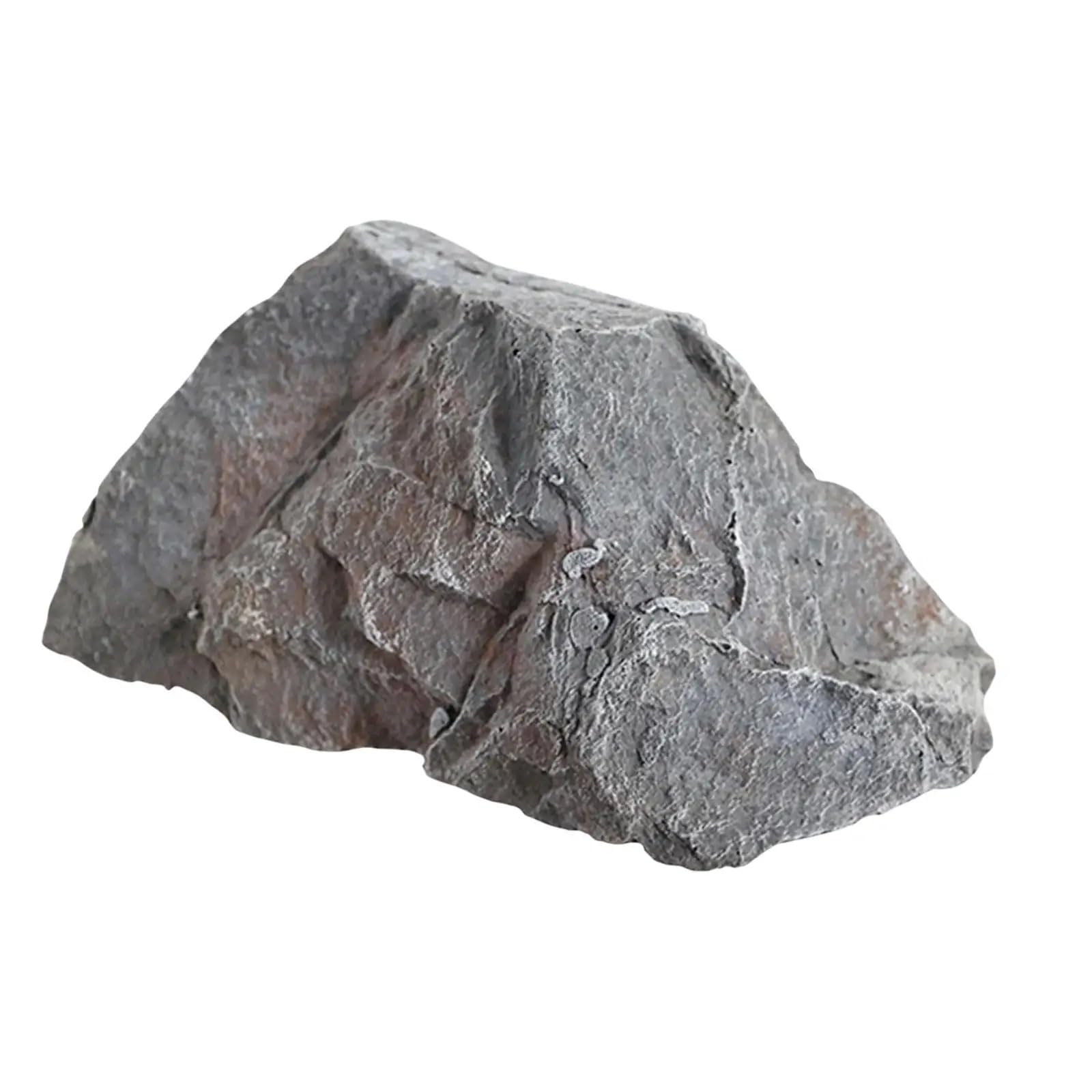 SPPEOUKJ Artificial Rock Ornament Versatile Sandstone Landscape Texture For Homes Backyard Decorating Commercial(GRAY)
