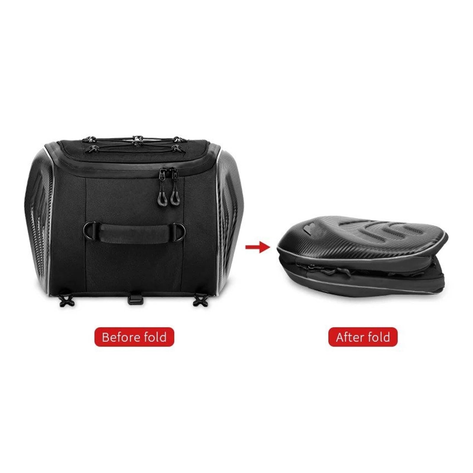 Borsa Moto Borsa Anteriore Per Scooter Moto 20 Litri Borse Casco Ciclismo Sedile Posteriore Grande Capacità Altamente Riflettenti Selle Moto Bagagli