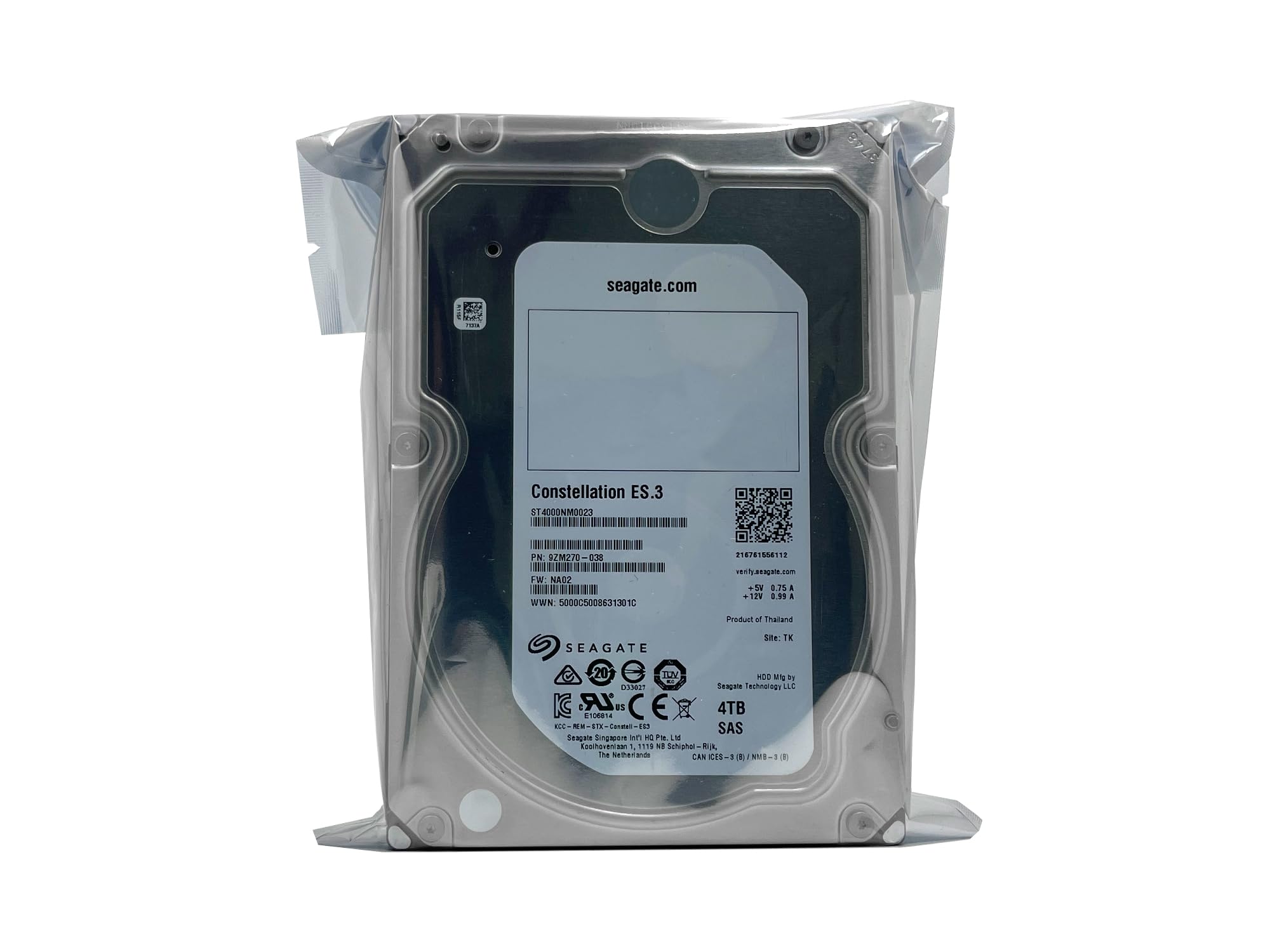 Amazon.com: SEAGATE ST4000NM0023 Constellation ES.3 4TB 7200 RPM