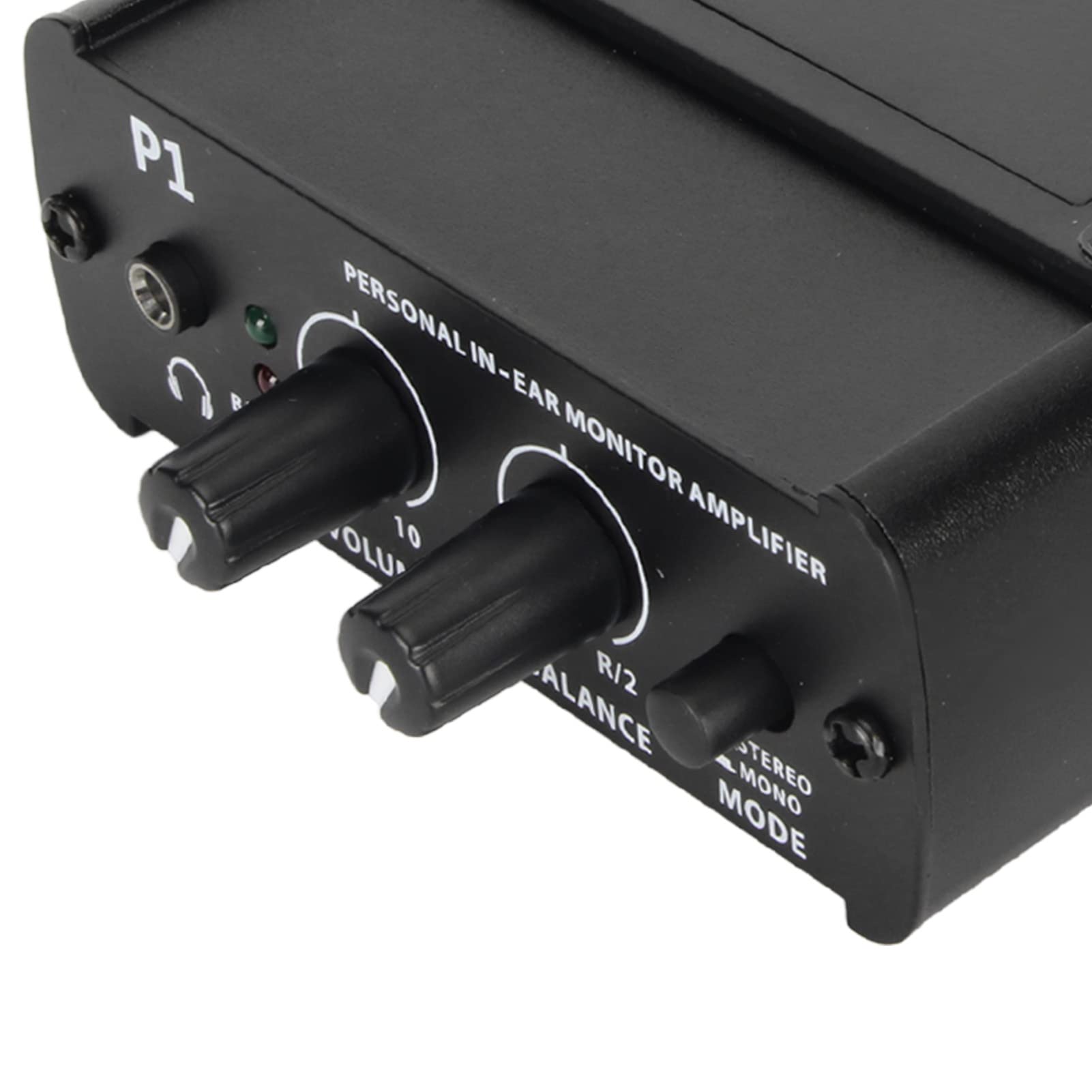 Alomejor Amplificatore per Cuffie da Studio Senza Distorsione e Controllo Bilanciato Adatto per Tecnici della Registrazione Metallo 10x8,8x3,5 Cm
