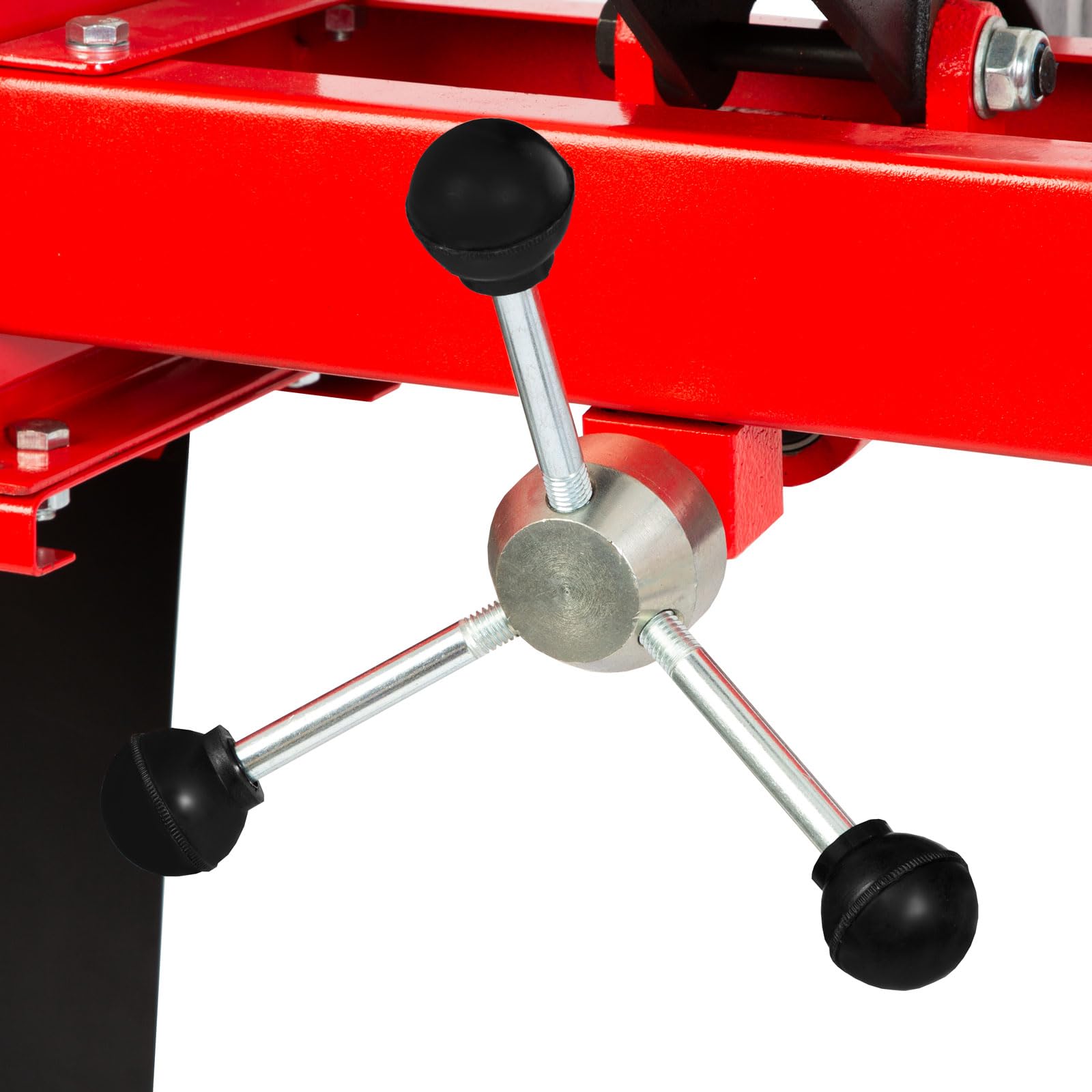 EBERTH Drechselbank 550 W für Holz mit stabilem Untergestell – 1000 mm Spitzenweite, Ø 350 mm Drechseldurchmesser, 4-stufiger Riemenantrieb, standfeste Holz-Drehbank