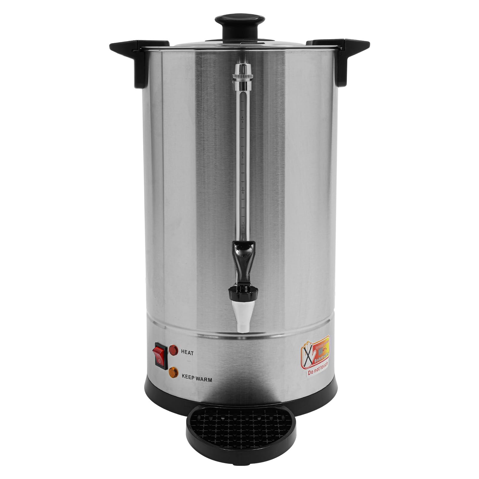 Commercial Electric Coffee Pot, 1500W 15L Hot Water Dispenser, Stainless Steel Coffee Urn with Water Gauge,Fast Heating for Restaurants, Offices, Conference Rooms