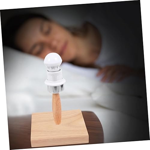 Miniatura 8 de Hemobllo 2 unids Soporte de lámpara de madera Accesorios Led Cristales Lámpara de mesa Base de madera Lámpara de mesa Base de lámpara de noche de