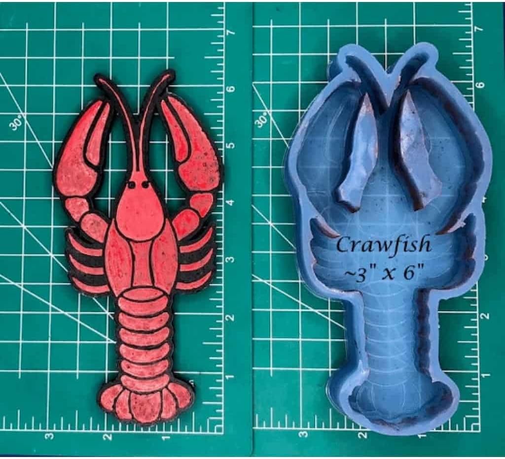 Crawfish - Silicone Freshie Mold -