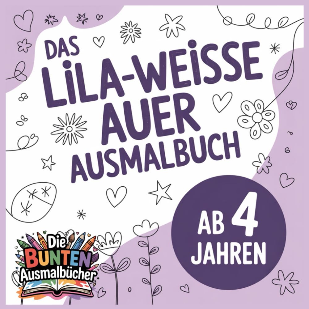 Das lila-weisse Auer Ausmalbuch (Die bunten Ausmalbücher)