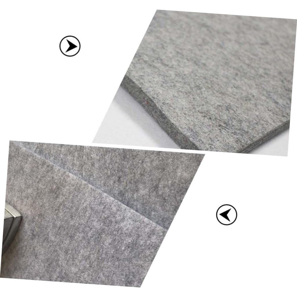 MAGICLULU 2 Stück Antirutsch Wollbügelmatte Tragbare Bügelunterlage aus Hochwertigem Filz für Quilting und Nähen Hitzebeständig für Reisen Hause
