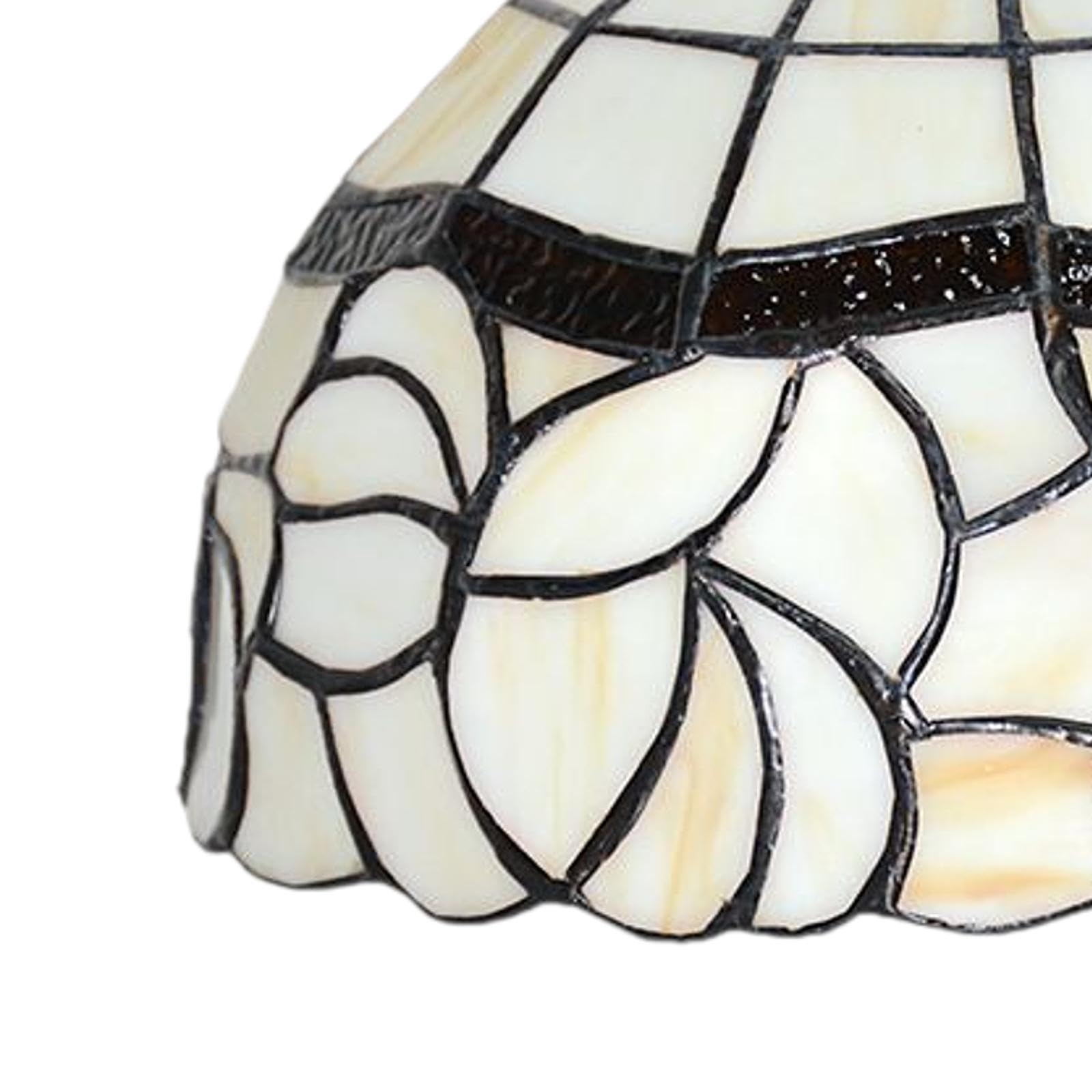 Abat-Jour en Verre pour Lampe Table, Style champêtre, Polyvalent, pour Lampe Chevet, idéal pour café, îlot Cuisine ou Salon thé, 20 Cm X 20 Cm X 13.5