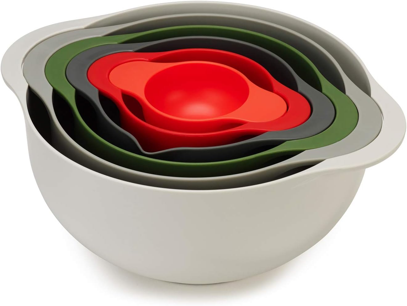 JOSEPH JOSEPH DUO Duo Voedselbereidings Robert Dyas 6-Piece Nesting Food Prep Bowl Set, Plastic