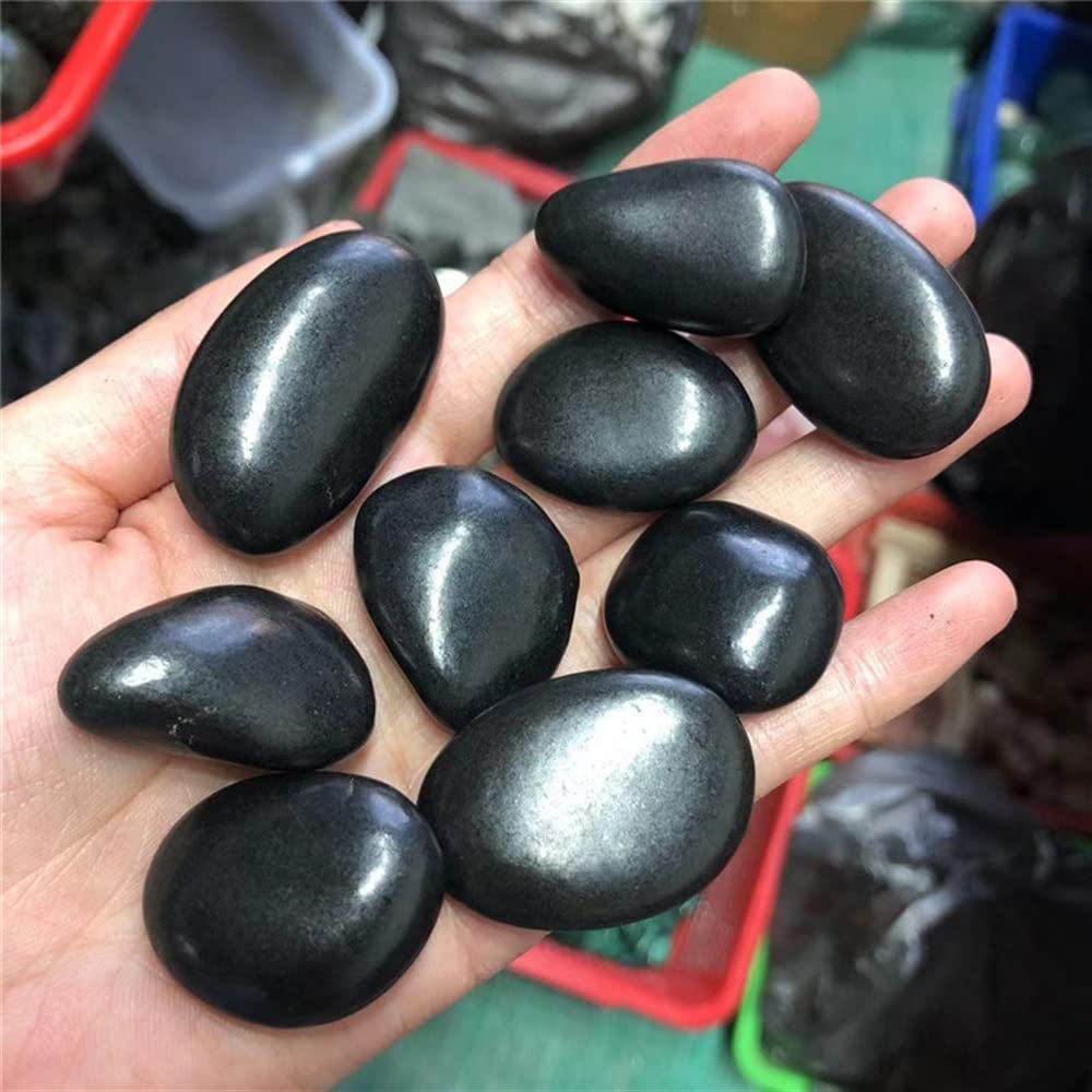 Magia Natural, Piedra caída a Granel Natural, espécimen de Grava, Cristales, Grava de Shungite, Piedras Preciosas, Acuario, decoración del hogar Inicio Colecciones
