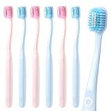 Night Cleanliness Triple-Layer Soft Bristle Toothbrush, 10000+ Flossing Bristles for Sensitive Gums& Food Debris Removal, Wide Slim Head Soft Toothbrushes for Adults, Pregnant, Elderly, Braces