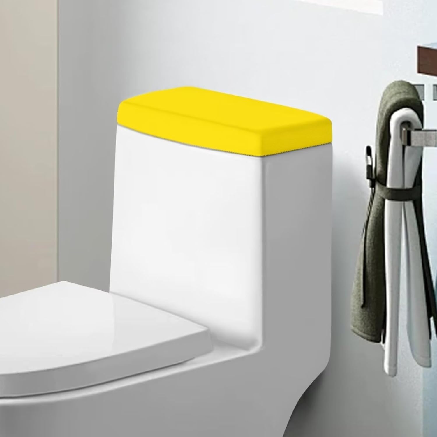 Uorisanigo Yellow Toilet Tank Cover Only Simple Toilet