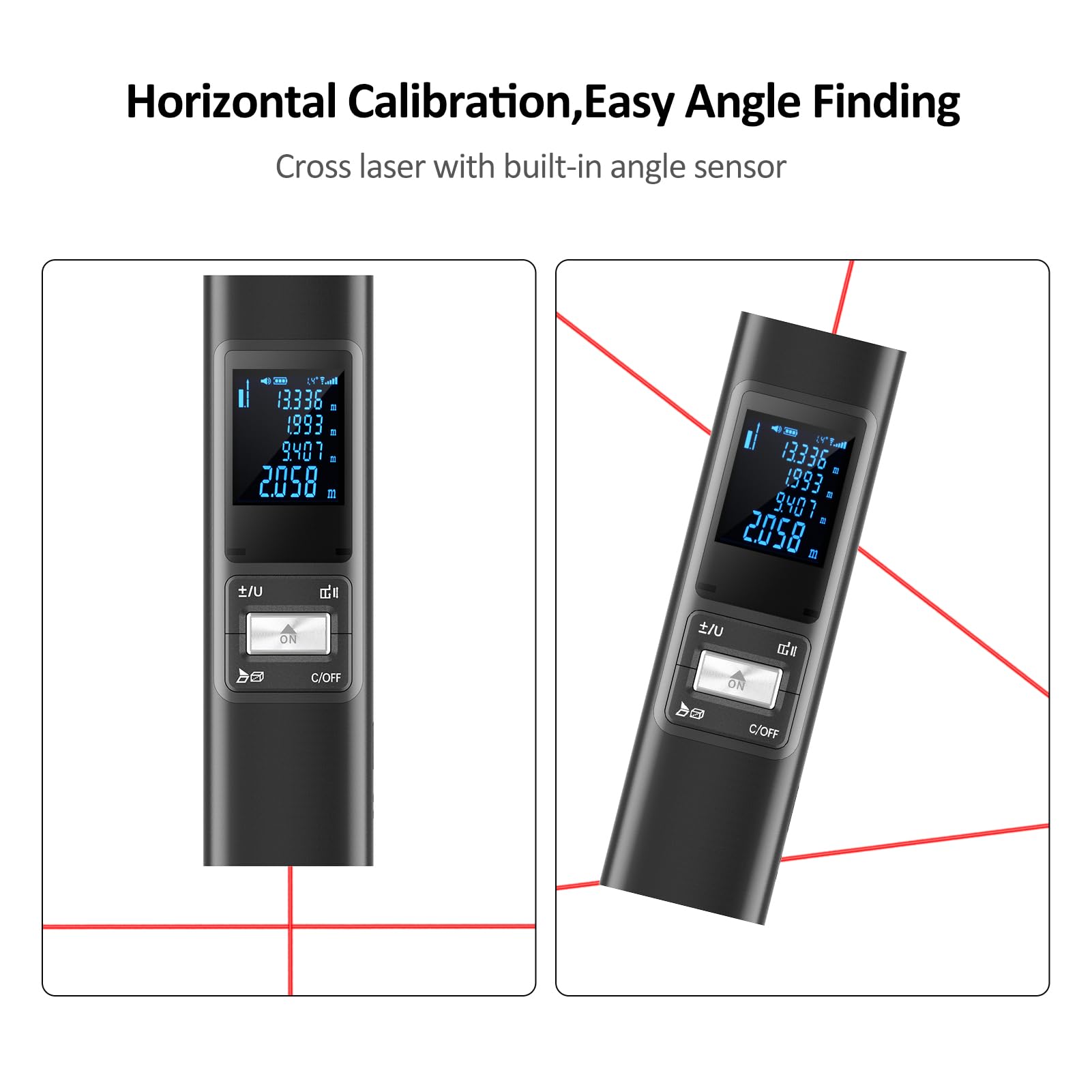 Telemetro Laser A Infrarossi Misuratore Di Distanza Laser Digitale - Foto 6