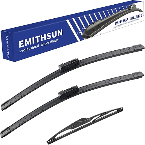 Juego de 3 limpiaparabrisas con limpiaparabrisas trasero de repuesto para Subaru Outback 2020-2022, que cumplen con la calidad de equipo original,