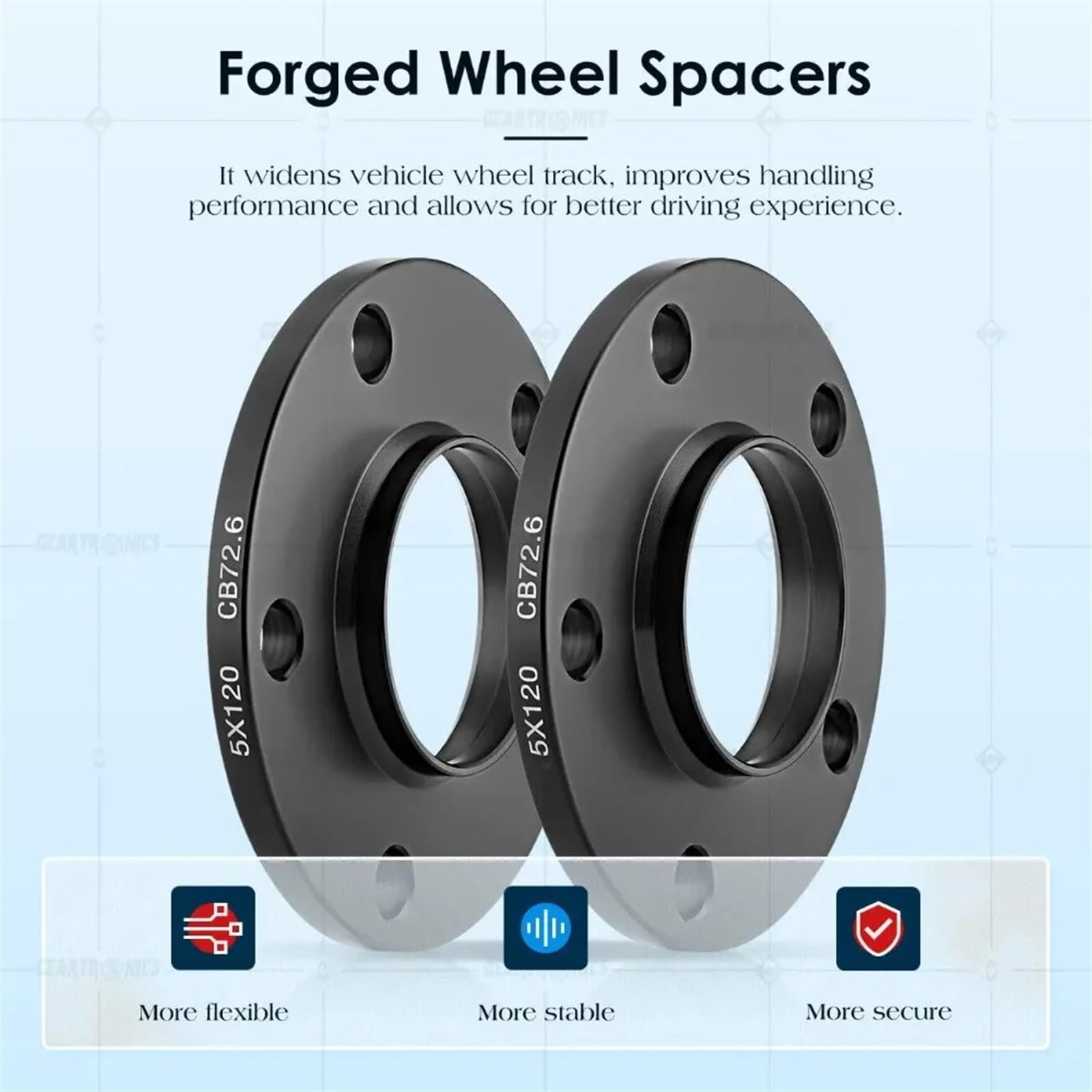 Spurverbreiterung 5x120 2x10mm FÜR BMW E36 E46 E90 Produktbild-Vorschau 2