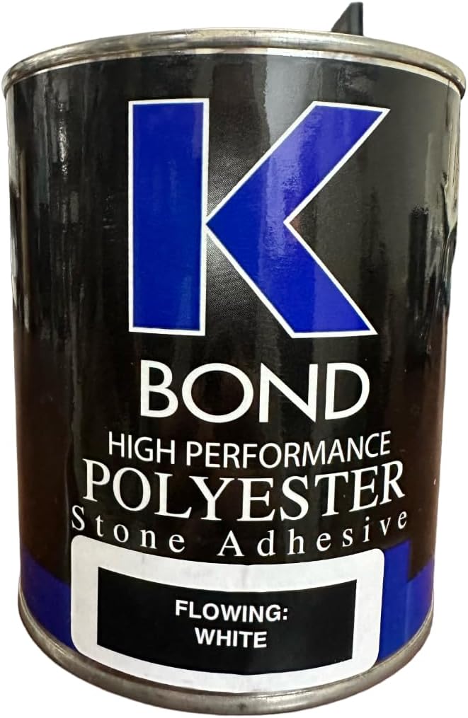 K-Bond High Performance Polyester White Flowing Stone Adhesive 1 Quart