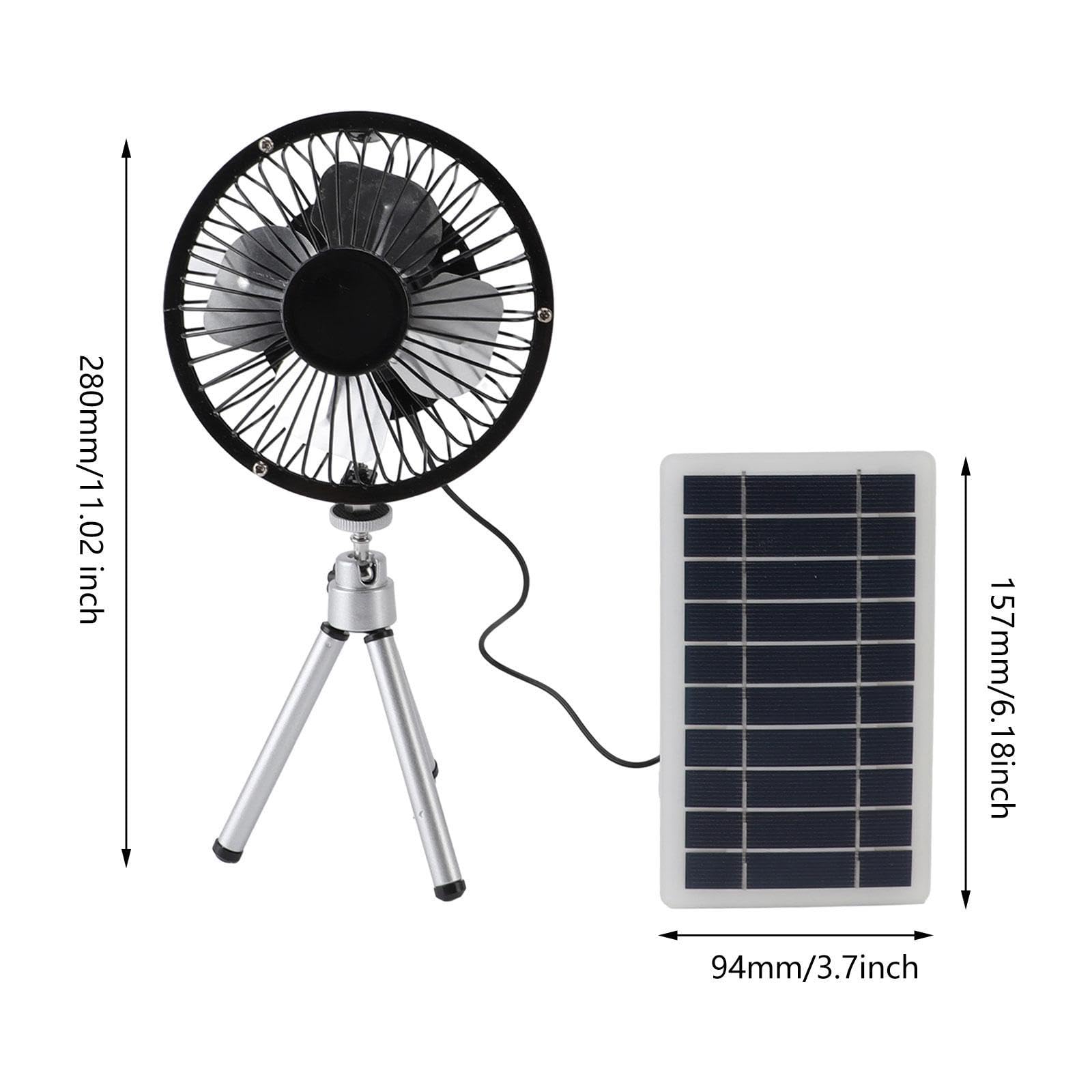 Ventilatore Solare da Terra Ventilatore Alimentato a Energia Solare per La Casa