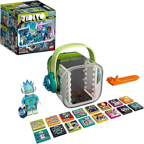 Miniatura 3 de LEGO VIDIYO Alien DJ Beatbox 43104 Kit de construcción con minifigura a los niños creativos les encantará producir videos musicales llenos de