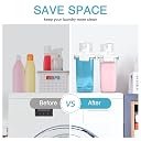 2 Pack Laundry Detergent Dispenser，61oz Detergent Dispenser, Refluxable Laundry Detergent Container, Plastic Liquid Laundry Detergent Dispenser for Laundry Room Organization With 6 Labels gallery image