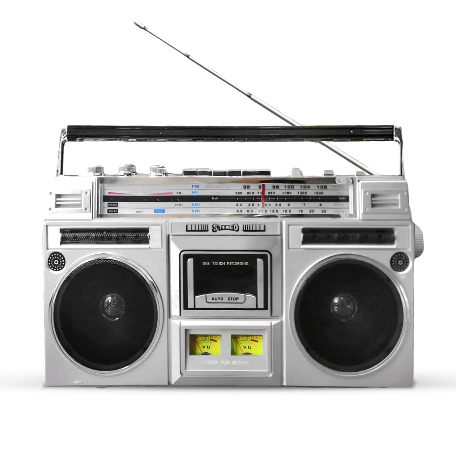 Retro Kassetten Boombox, Street Bluetooth Boombox Kassettenspieler,80s Style Retro Tragbarer AM/FM-Radio-Kassettenrekorder,unterstützt SD/USB-Eingang, für Familientreffen Reisen