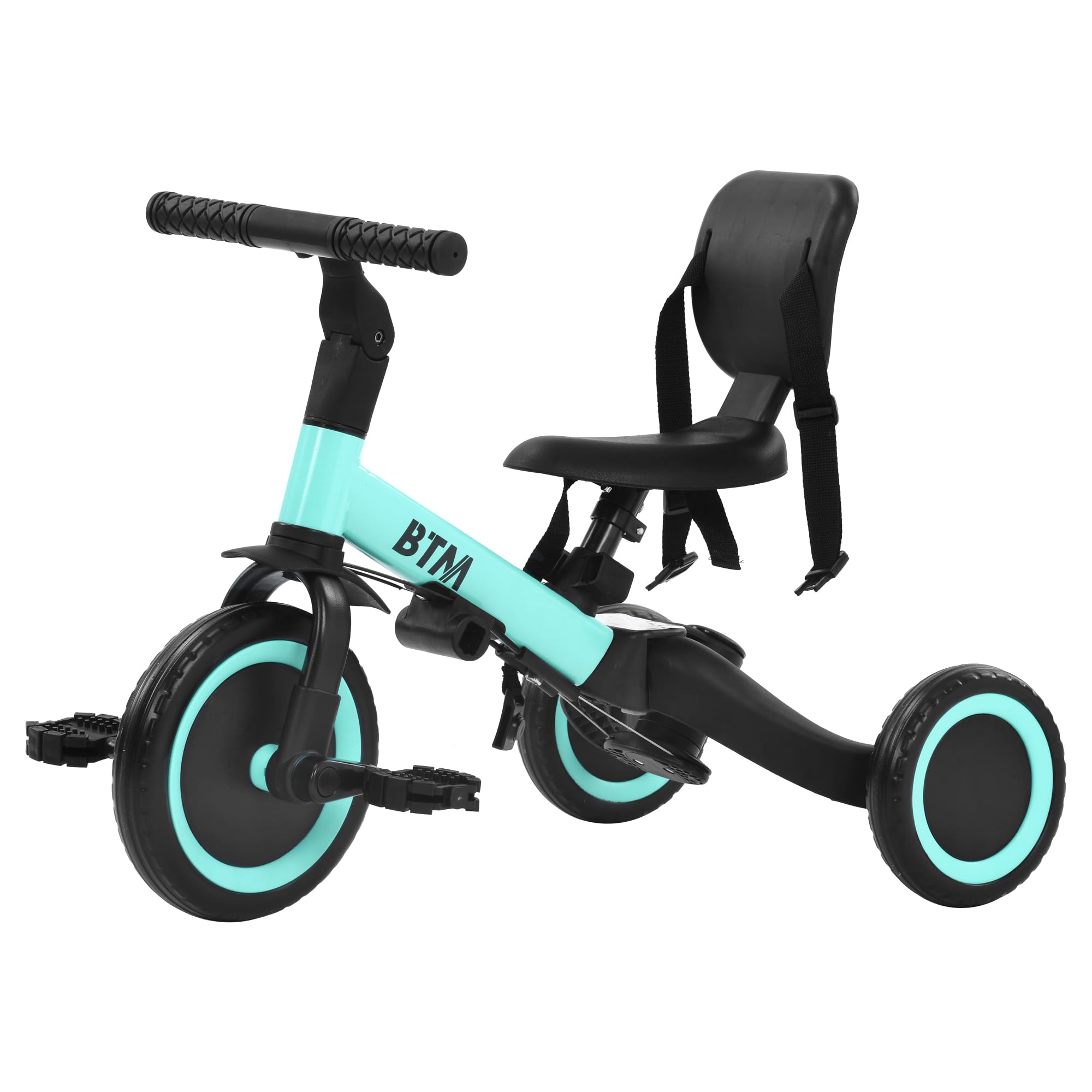 Amazon.co.jp: 三輪車 1歳-5歳用 一台4役 | 手押し棒付き かじとり機能
