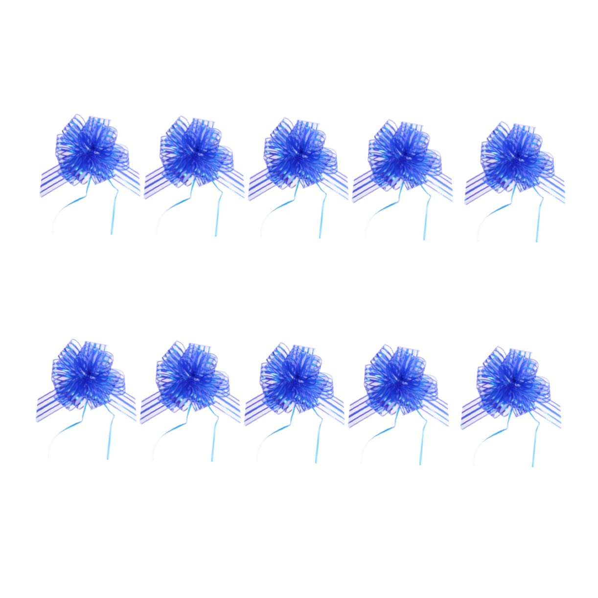 KONTONTY 10pcs Wedding Bows Decoration Bow Maker Christmas Bows Wrapping Bow Ribbon Large Pull Bows Presents Bows DIY Wreath Bow Christmas Christmas Ornament Bow Snow Yarn Wedding Car