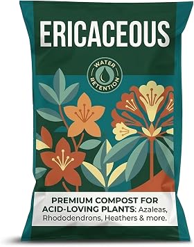 Ericaceous Plant Soil 50 Liters With Essential Nutrients Specially Formulated For Azalea, Camellia, Rhododendron & Heather 1 Bag 50 Litres