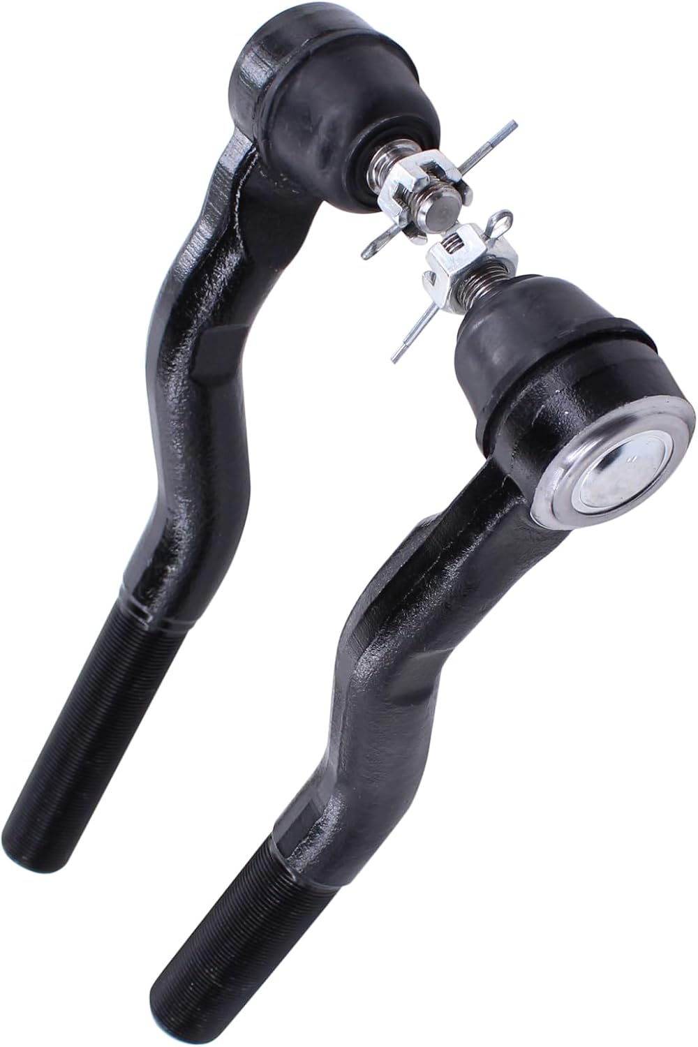 MOTOKU Front Driver and Passenger Side Outer Tie Rod Ends for Jeep Wrangler 2007-2017