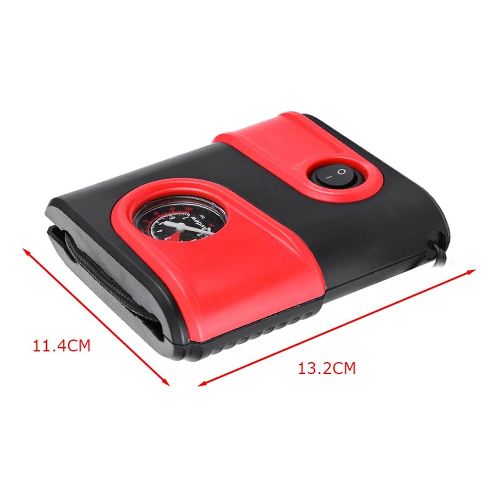 Mini Mała Sprężarka Powietrza Samochodowa Nadmuchiwana Pompa Manometryczna DC 12V 100PSI Przenośna Pompka Do Opon Inflator Rowerów Samochodowych Motocykle Natychmiastowa Inflacja