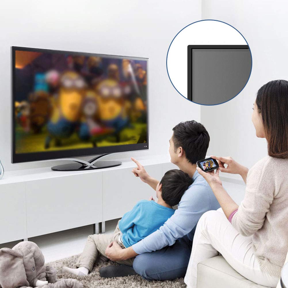 Protector de Pantalla de TV Mate Anti luz Azul 55in LED antideslumbrante protección Ocular película Protectora de Pantalla, antimiopía, antiarañazos,55in Narrow Border