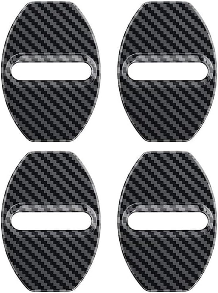 Protections loquet porte voiture carbone TT 2007-2017 masquez les rayures