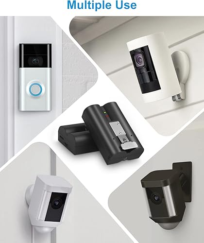 Miniatura 8 de Repuesto para batería de anillo de 2 unidades, compatible con cámara Ring Doorbell (2/3/4/3+/3 Plus), Stick Up Cam (2ª/3ª generación), Spotlight