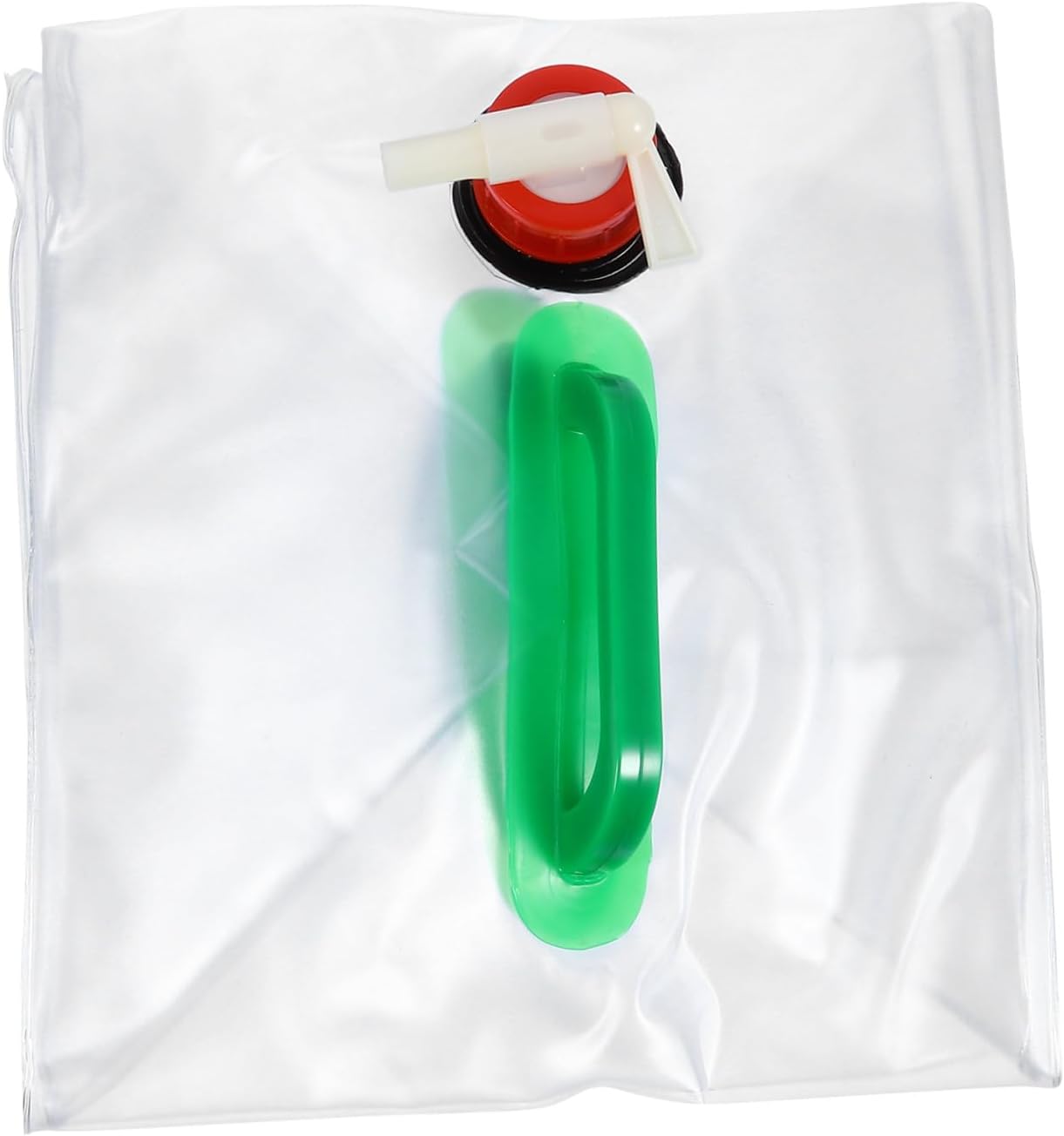 2pcs Portable Water Container Bag Outdoor Water Storage for Camping Hiking and Emergency Use Transparent Bags for Travel