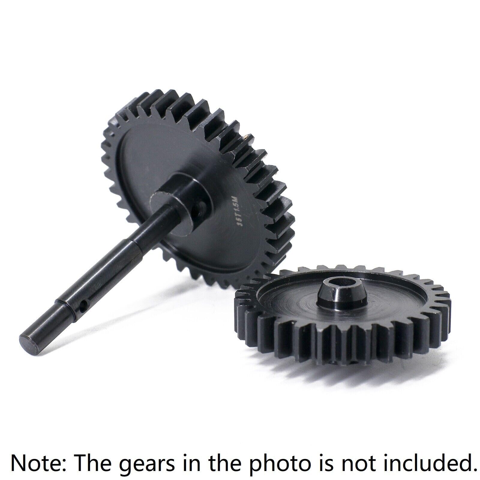 Replacement Gear Shaft, Steel Cush Drive Input Shaft Bearing Mount for Traxxas 1/5 X-Maxx 8S 4WD RC Car