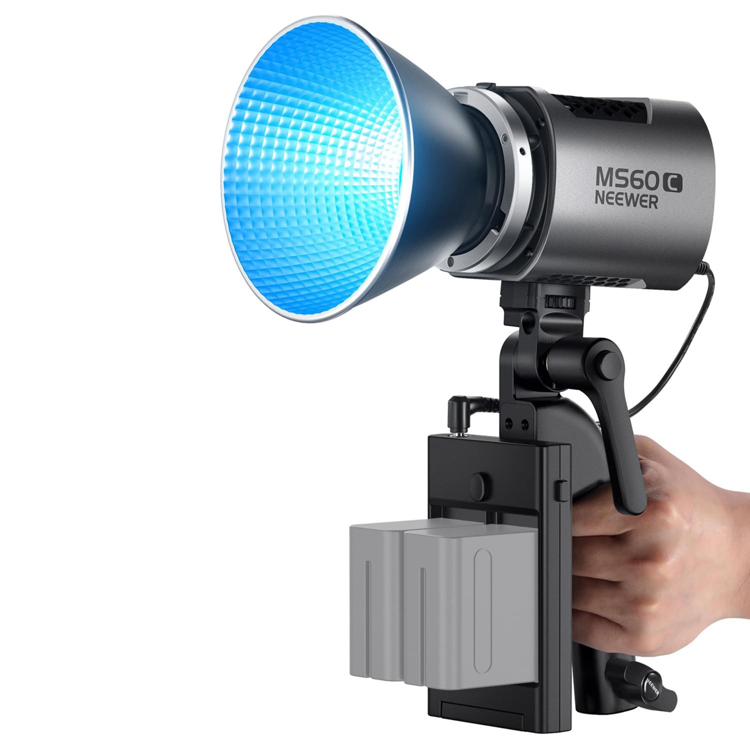 Neewer MS60C światło ciągłe LED do fotografii wideo RGB 65 W ze statywem keepdrum i przegubem kulowym