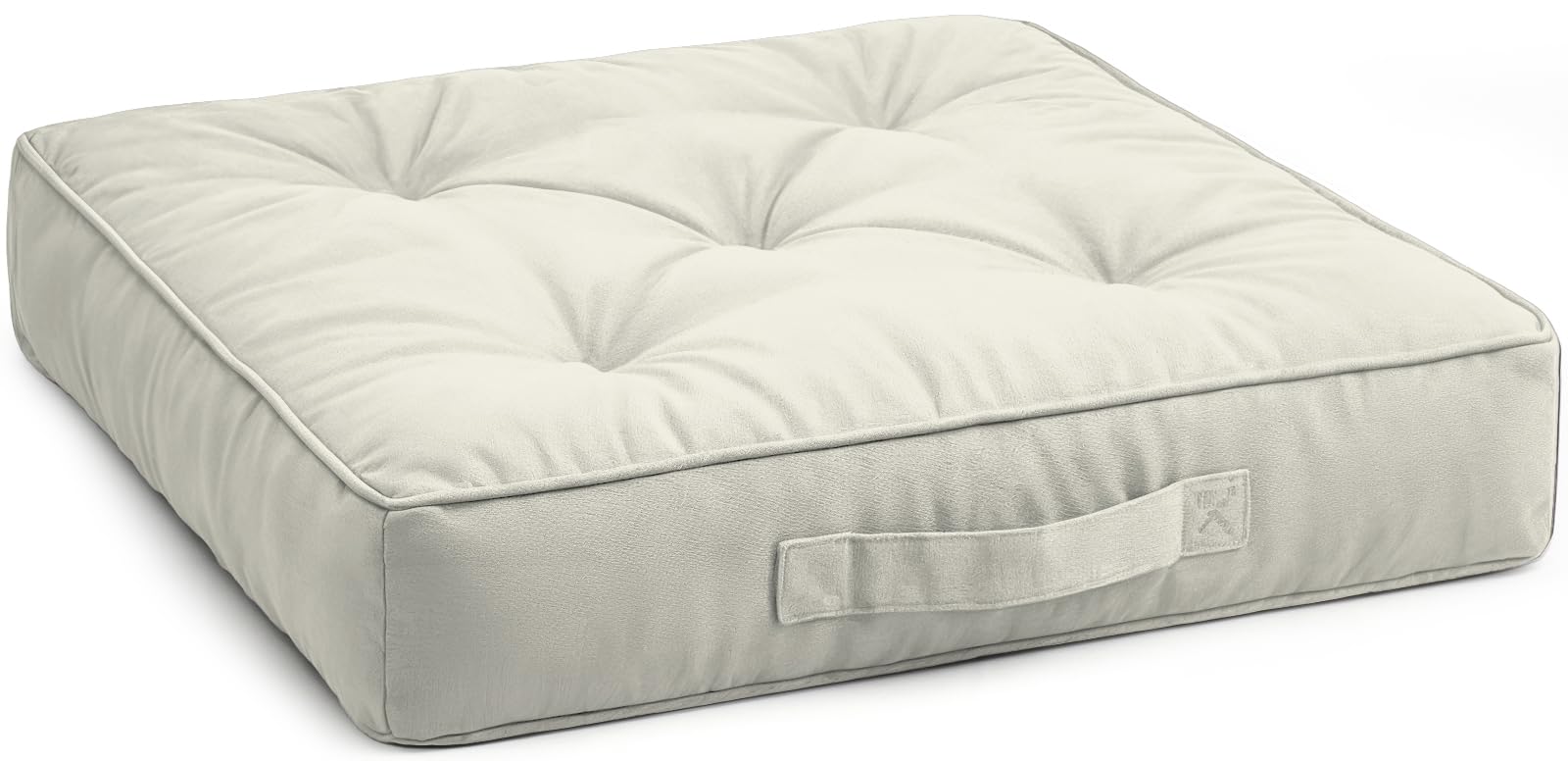 Istyle Mode Better Home Choice Women's Cream Booster Cushions For Armchairs Large Seat Dining Chair 45X45 Square Seat Pad, 10Cm Thick Floor Cushion, Pregnancy & Post-Operative Adults Chair Bolster Cushion Seat Car Seat Sofa (Cream)