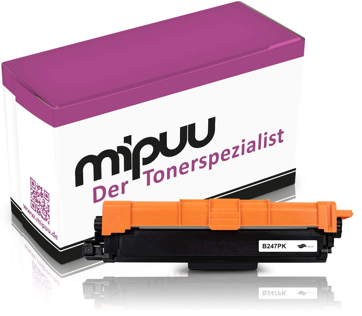 Mipuu toner cartridge compatible with Brother TN-247BK Black for DCP-L3550cdw DCP-L3510cdw HL-L3210cw HL-L3230cdw MFC-L3750cdw MCF-L3770cdw