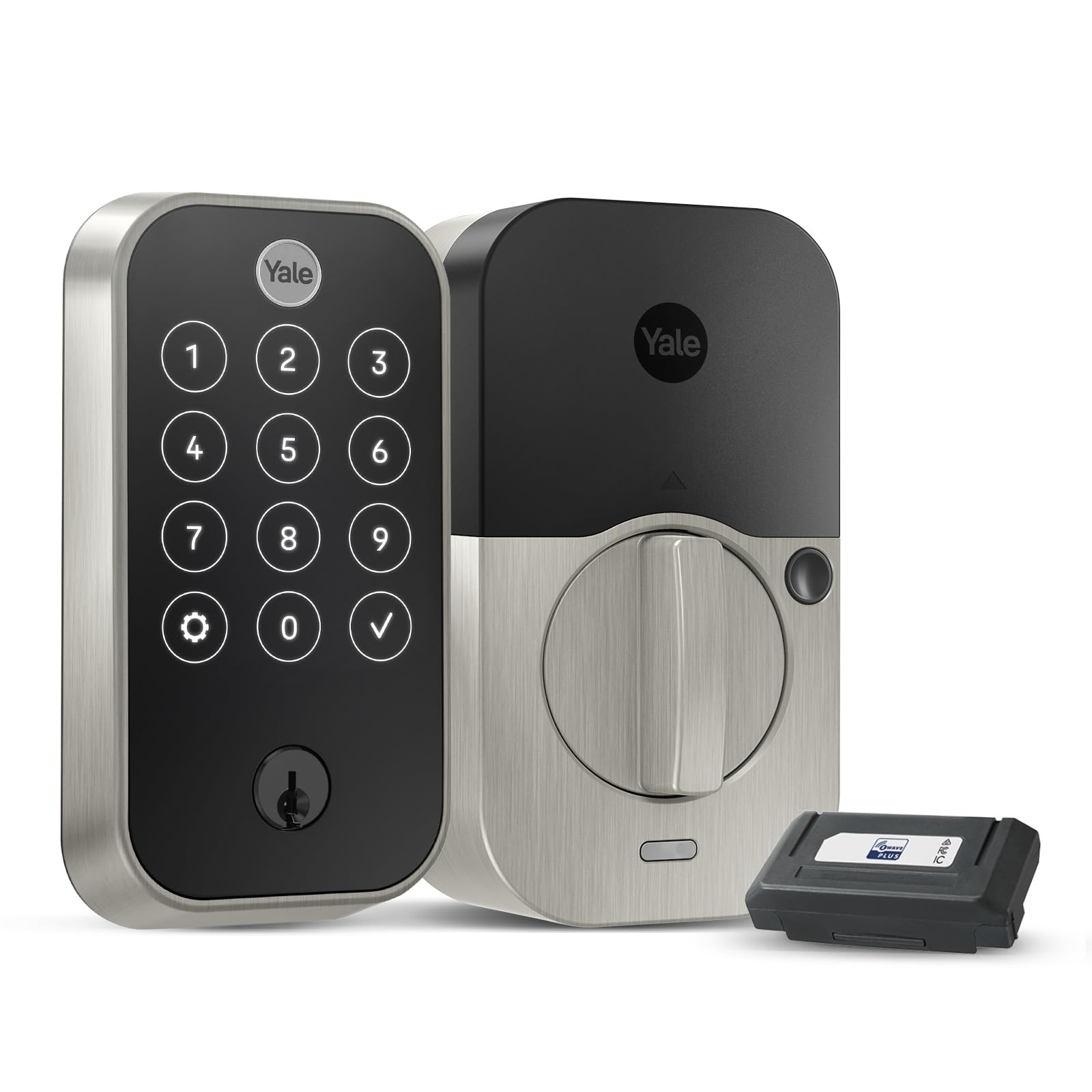 PWA UNI-02 Ｌ　MIDNIGHT Yale Pro 2 Key Free Touchscreen Keypad Lock with Z-Wave Plus