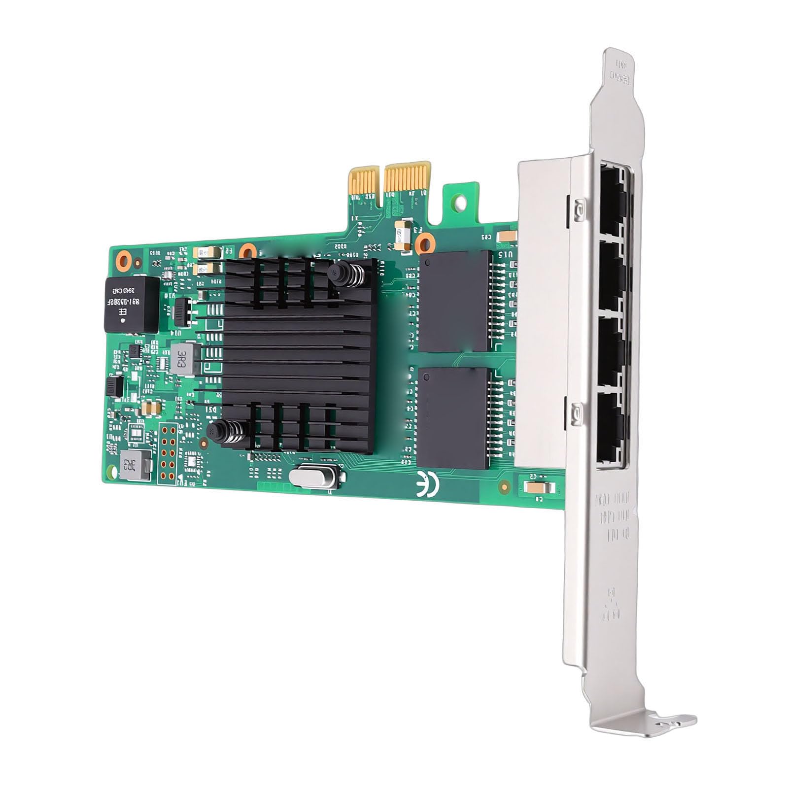 Sxhlseller Karta Sieciowa PCI Express Stabilna Transmisja Wysoka wydajność dla Serwerów Stacjonarnych, Adapter Sieciowy PCIE 2.1 X1 dla Centrów Danych Przemysłowe Urządzenia Wizyjne, 1 X Karta